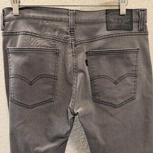 Levi's 511 33x32 Slim Grey Pants Black Label